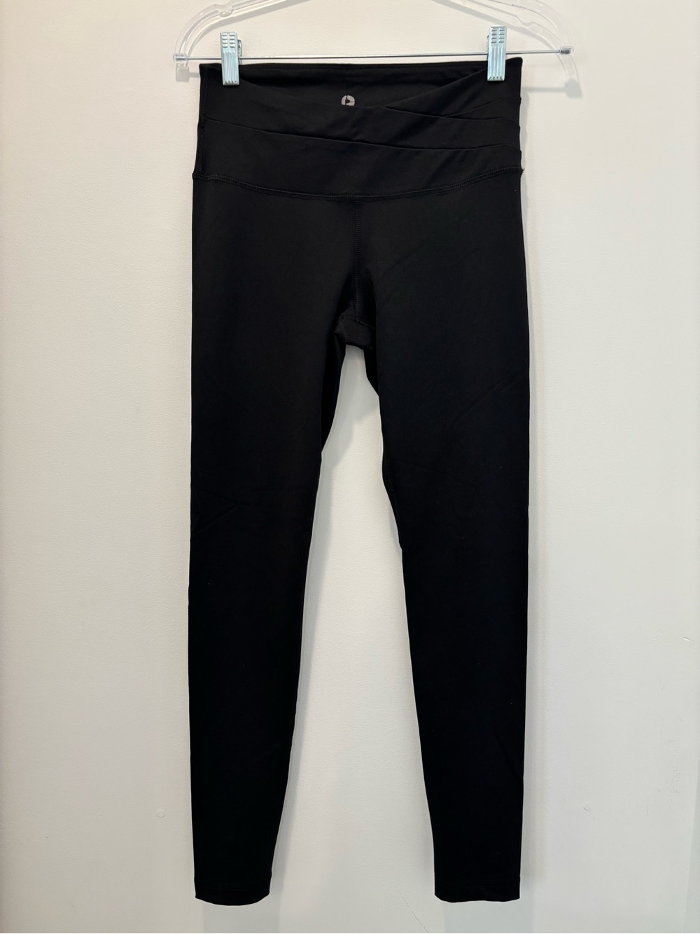 90 degree by Reflex Small black yoga gym workout legging